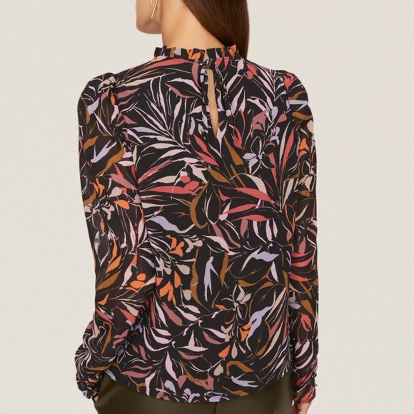 Peter Som Collective Leaf Printed Top, 4 - Picture 3 of 12